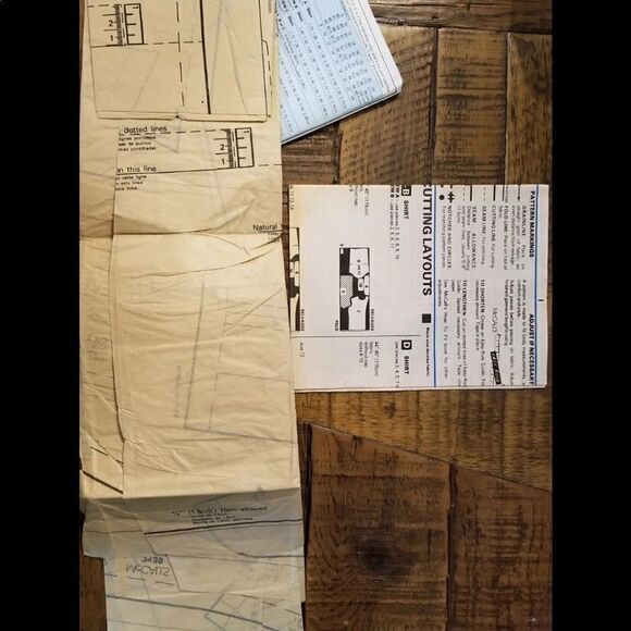 70s French styled sewing pattern DIY sew clothes - Picture 6 of 8